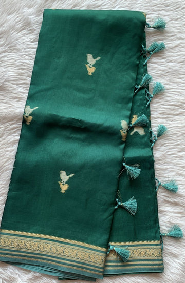 Semi Mysore Crepe sarees