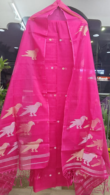 Muslin Jamdhani Handloom 2 peice set