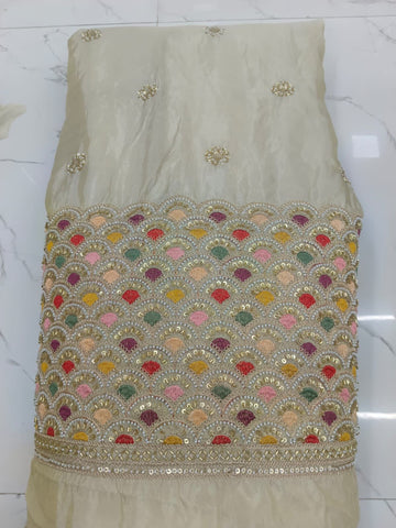 Pure Banarai Tissue Blouse - Fabric