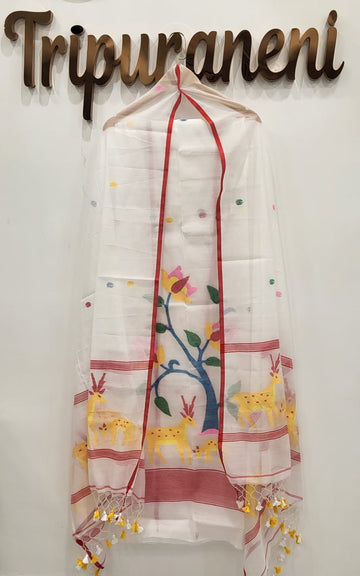 Muslin Jamdhani Handloom 2 peice set
