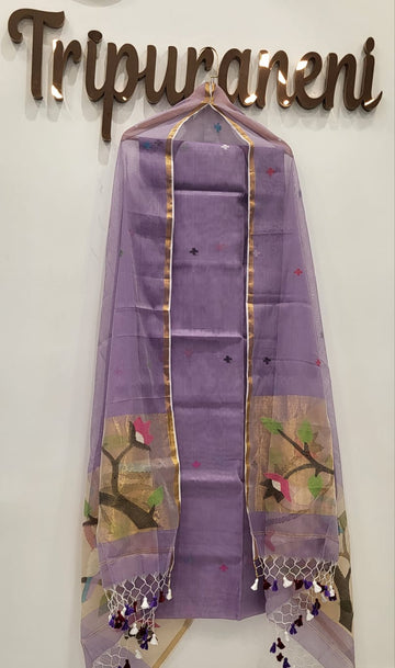 Muslin Jamdhani Handloom 2 peice set