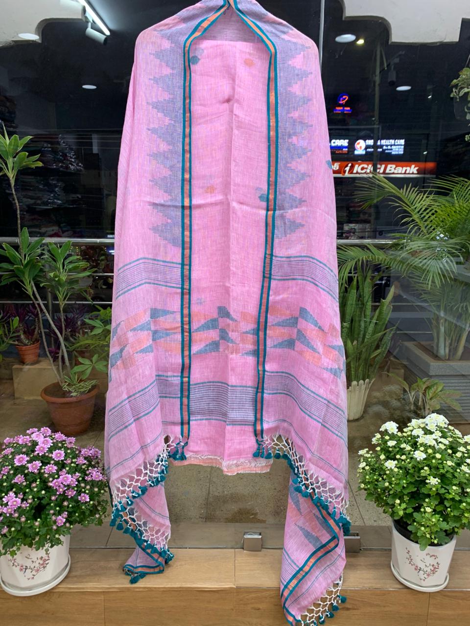 Lenin Jamdhani 2-piece Dress Mterial