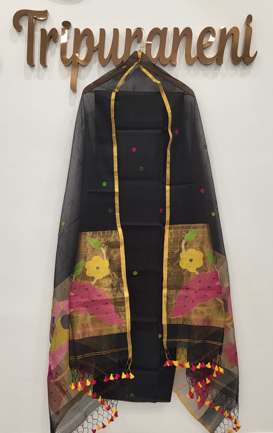 Muslin Jamdhani Handloom 2 peice set