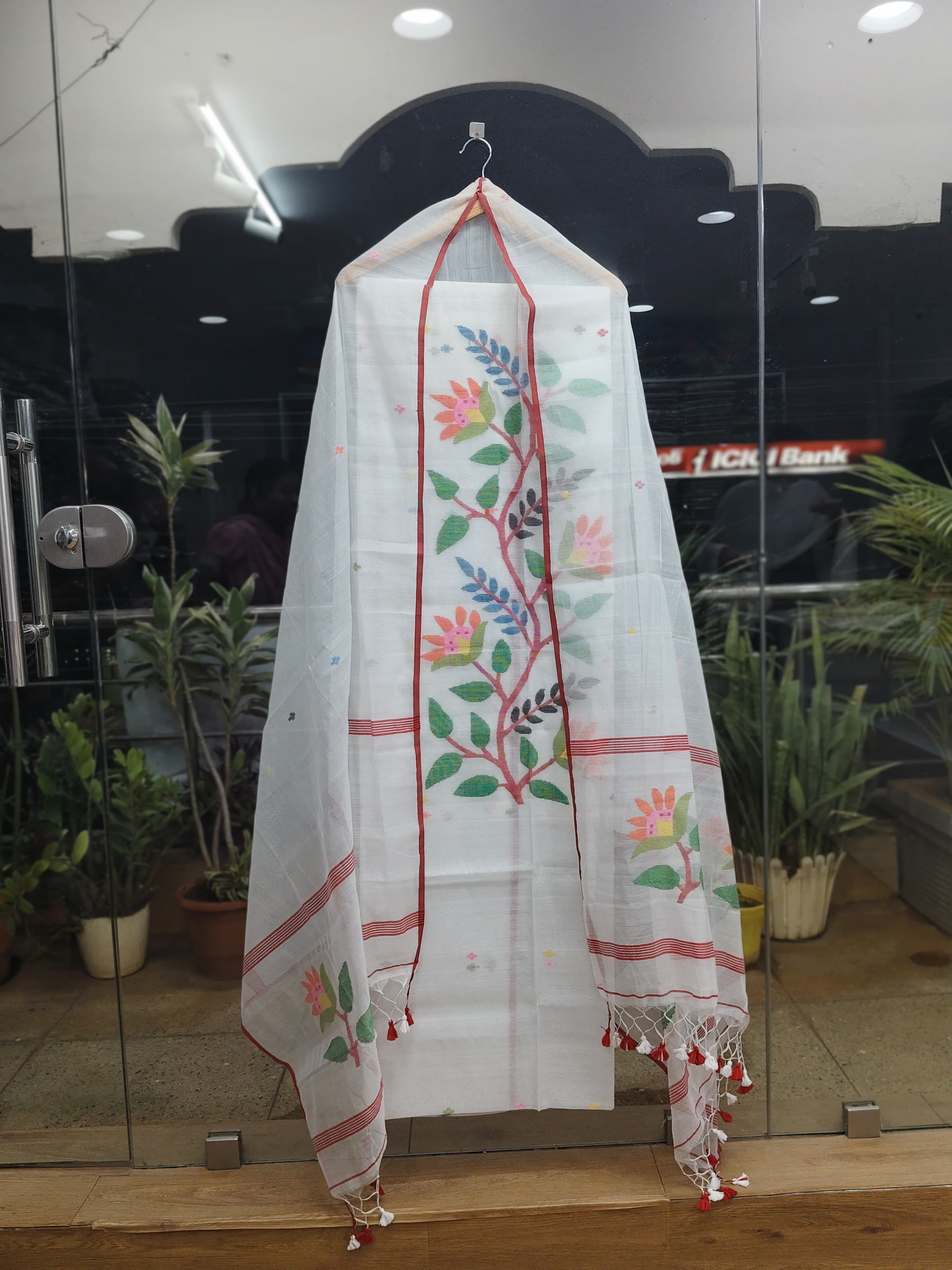 Jamdhani Muslin Kora- 2 piece sets