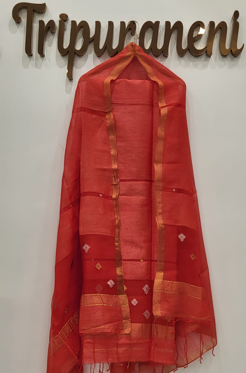 Linen by Linen: 2 Piece Jamdani material