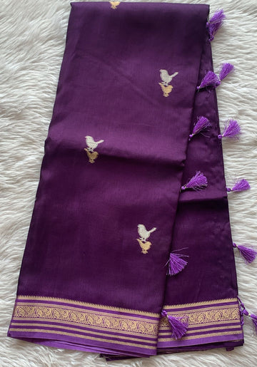 Semi Mysore Crepe sarees