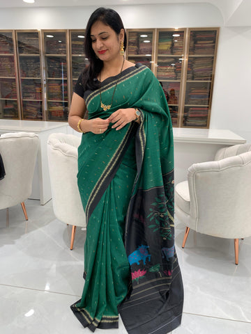 Pochampally traditional designer saree