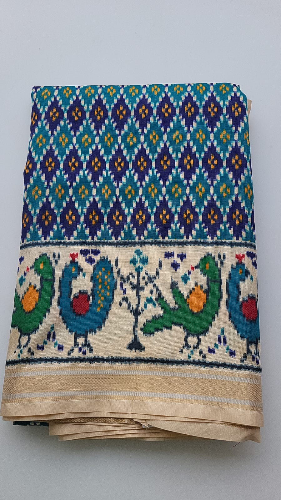 Pathan Patola Sarees - Peacock design