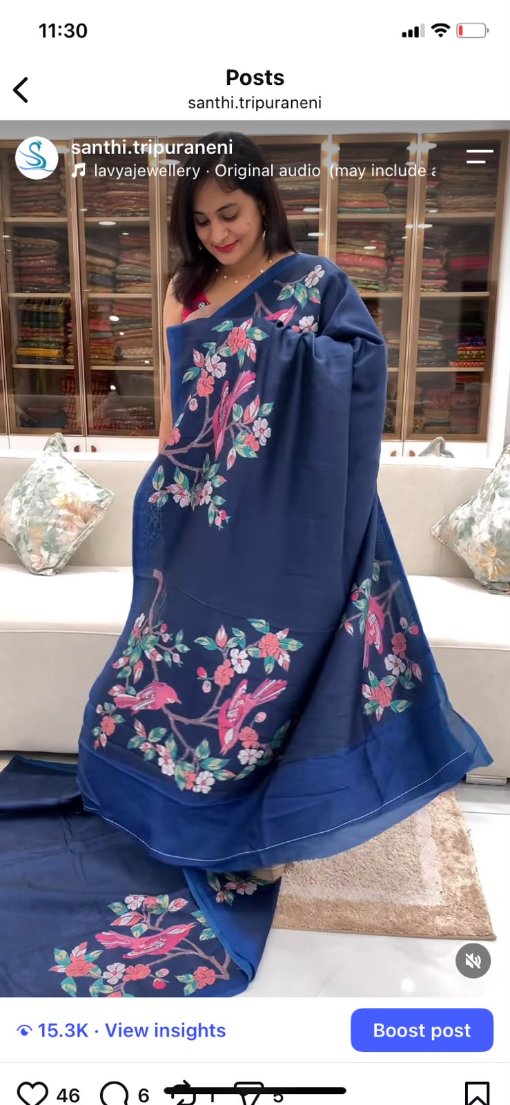 Digital Printed - Soft Tussar Saree